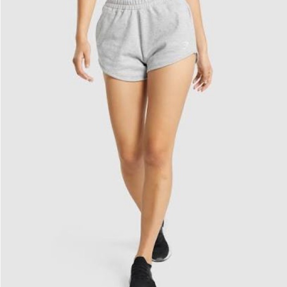 Gymshark Light Gray Athletic Shorts